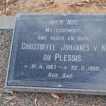 PLESSIS Christoffel Johannes v.N., du 1907-1980