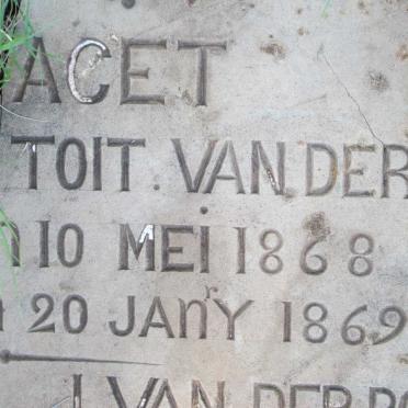 Poel Du Toit, van der 1868-1869 :: VAN DER POEL Albertus P.J. 1865-1870 :: VAN DER POEL Christoffel F. Du Toit 1869-1870