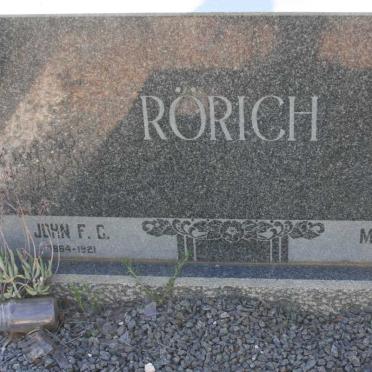 RORICH John F.G. 1864-1921 &amp; Martie M. 1871-1928