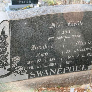 SWANEPOEL Jacobus 1881-1964 &amp; Maria STOCKENSTRÖM 1889-