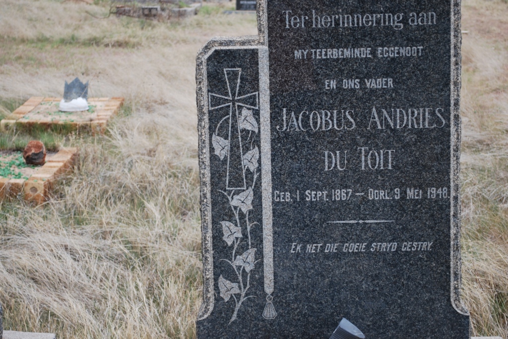 TOIT Jacobus Andries, du 1867-1948