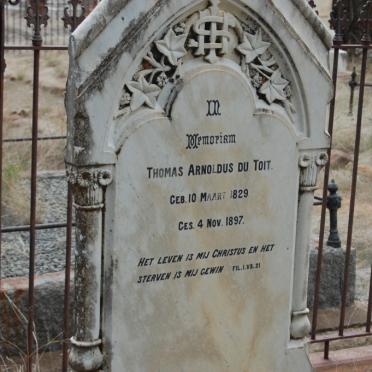 TOIT Thomas Arnoldus, du 1829-1897