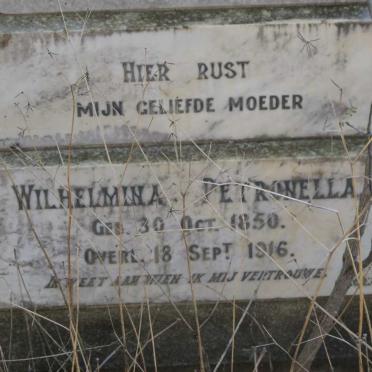TOIT Wilhelmina Petronella, du 1850-1916