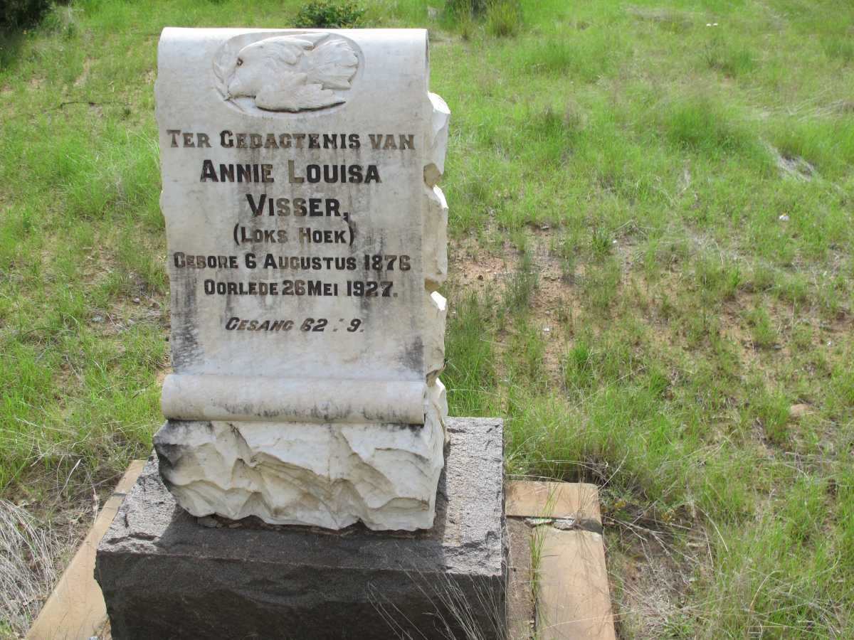 VISSER Annie Louisa 1876-1927