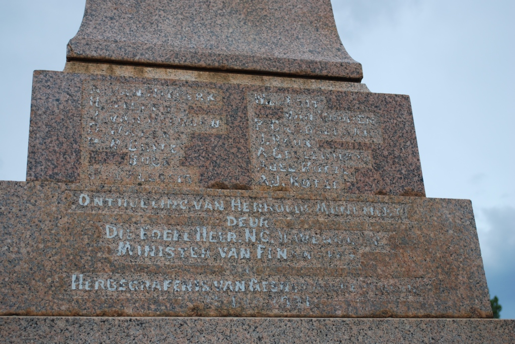 6. Anglo Boer War monument