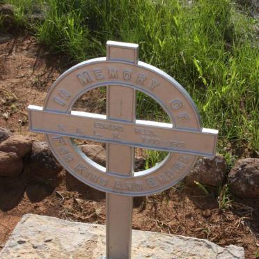 REED Edward 1900-1901