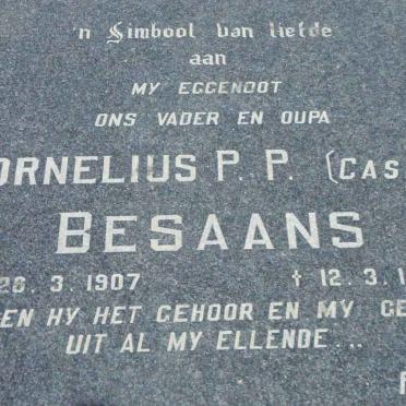 BESAANS Cornelius P.P. 1907-1985