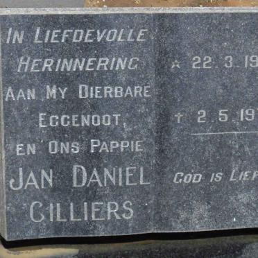 CILLIERS Jan Daniel 1928-1975