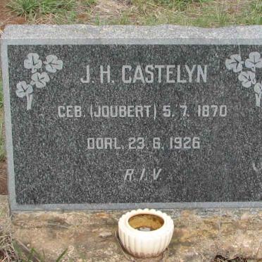 CASTELYN J.H. nee JOUBERT 1870-1926