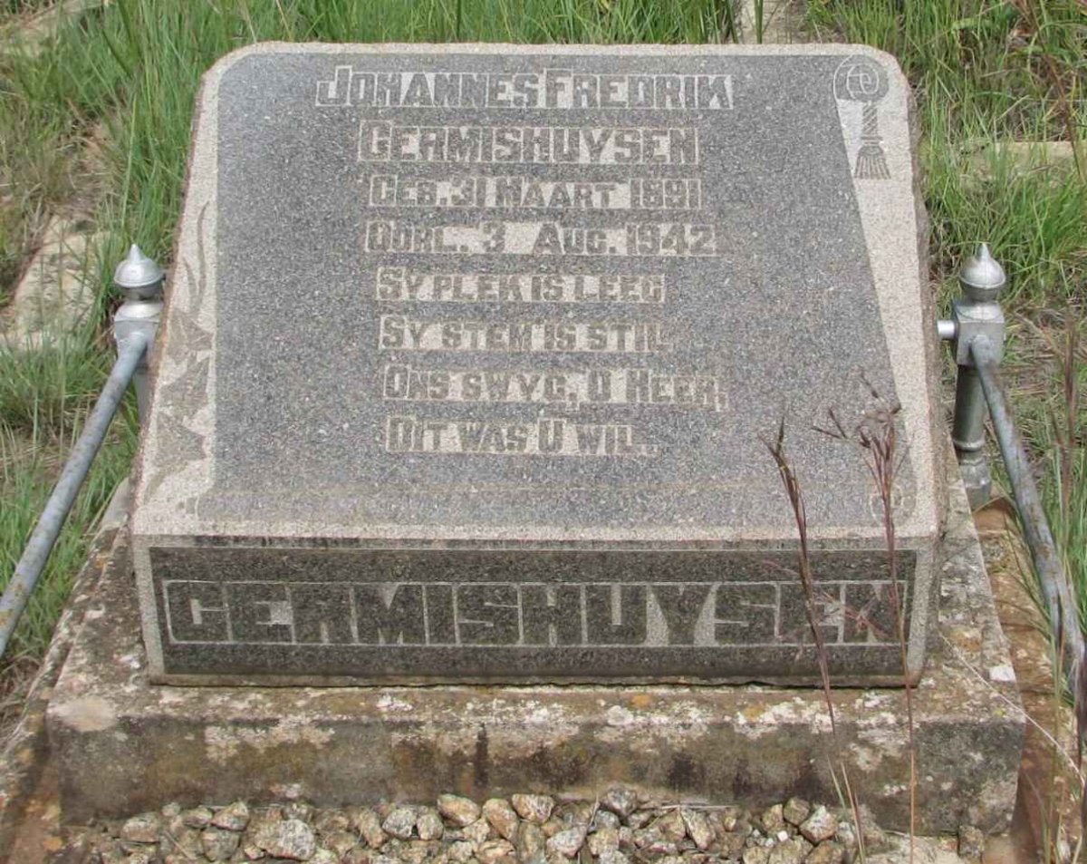 GERMISHUYSEN Johannes Fredrik 1891-1942