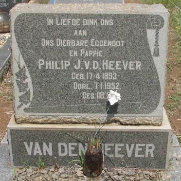HEEVER Philip, van den 1893-1952