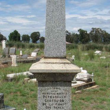 HARPE Petronella Gertruida, de la nee MEYER 1850-1920