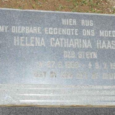 HAASBROEK Helena Catharina nee STEYN 1882-1971