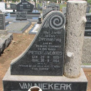 NIEKERK Pieter Jacobus, van 1929-1964