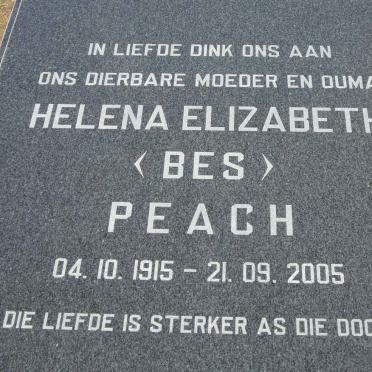 PEACH Helena Elizabeth 1915-2005
