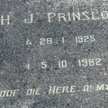 PRINSLOO H.J. 1925-1982