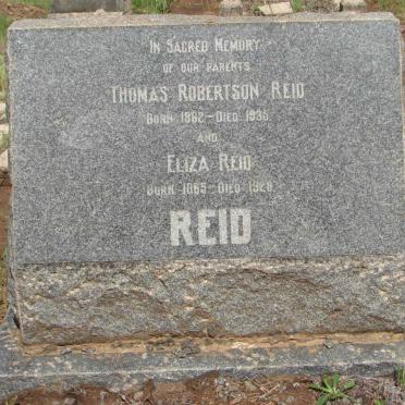 REID Thomas Robertson 1862-1935 &amp; Eliza 1865-1928