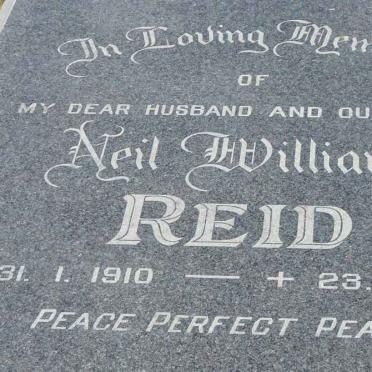 REID Neil William 1910-1988