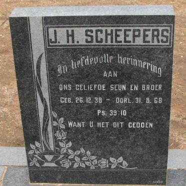 SCHEEPERS J.H. 1938-1968