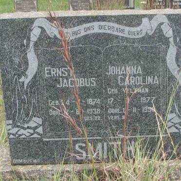 SMITH Ernst Jacobus 1874-1938 &amp; Johanna Carolina VELTMAN 1877-199?