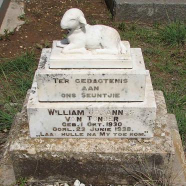 TONDER William Johannes, van 1930-1938