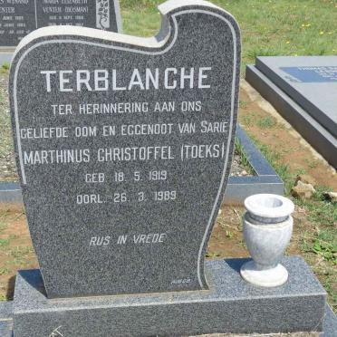 TERBLANCHE Marthinus Christoffel 1919-1989