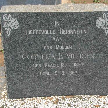 VILJOEN Cornelia E. nee PEACH 1893-1967