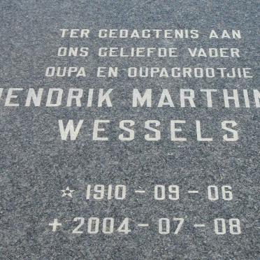 WESSELS Hendrik Marthinus 1910-2004