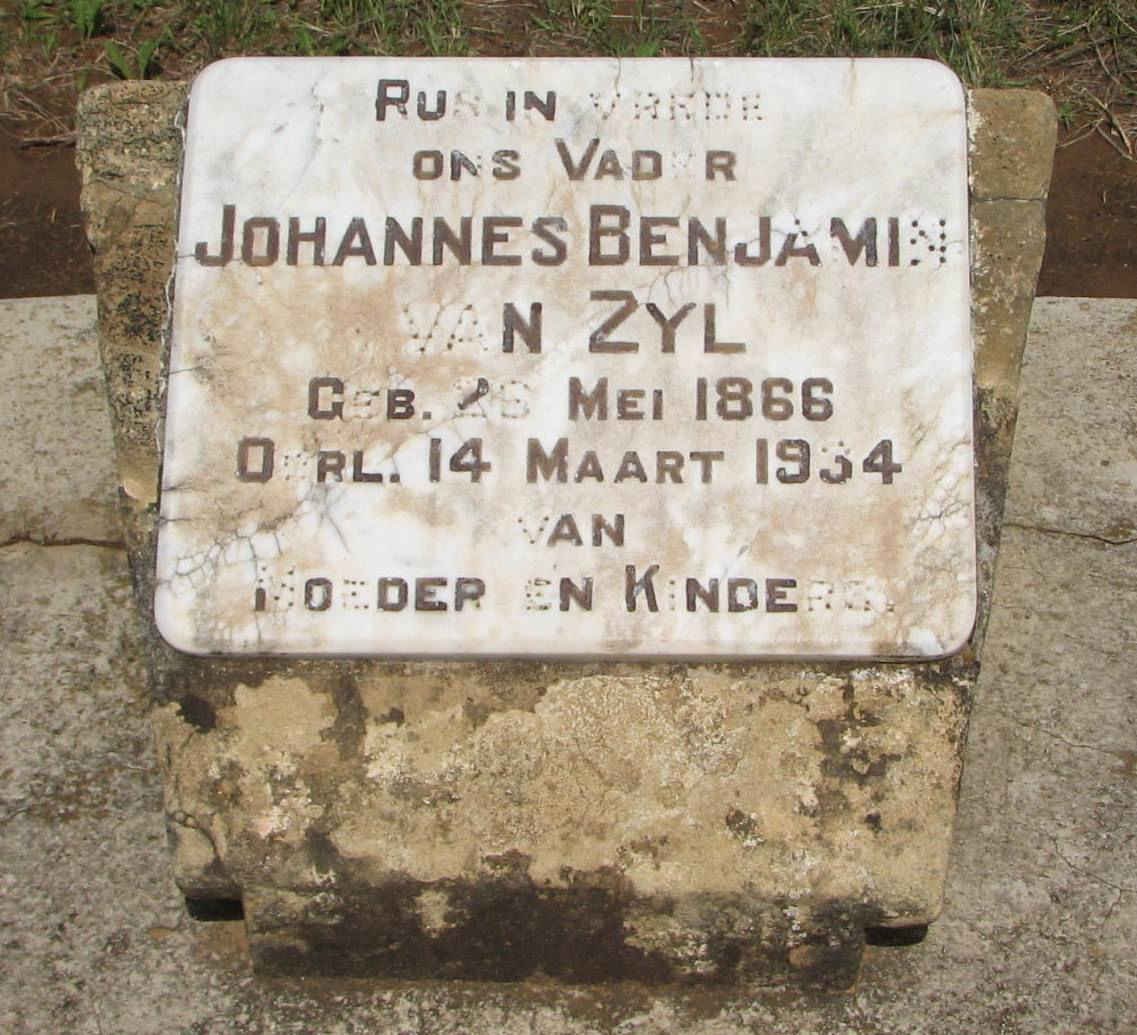 ZYL Johannes Benjamin, van 1866-1934