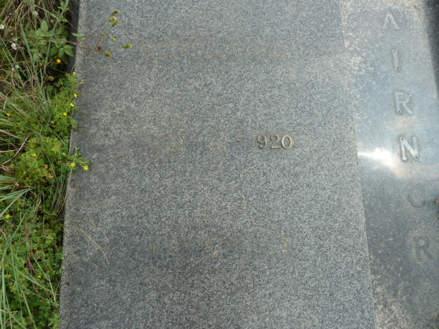 CAIRNCROSS Christoffel 1920-1982