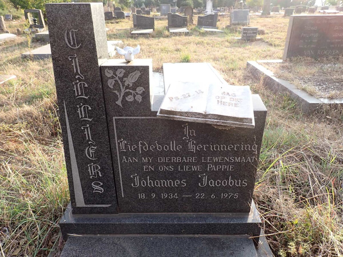 CILLIERS Johannes Jacobus 1934-1975