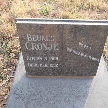 CRONJE Beukes 1909-1992