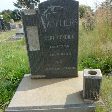 CILLIERS Gert Hendrik 1902-1967