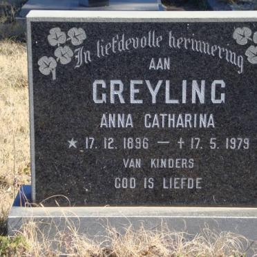 GREYLING Anna Catharina 1896-1979