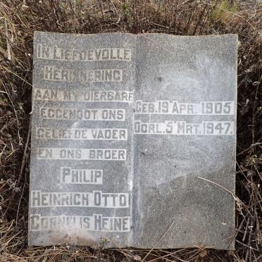 HEINE Philip Heinrich Otto Cornelis 1905-1947