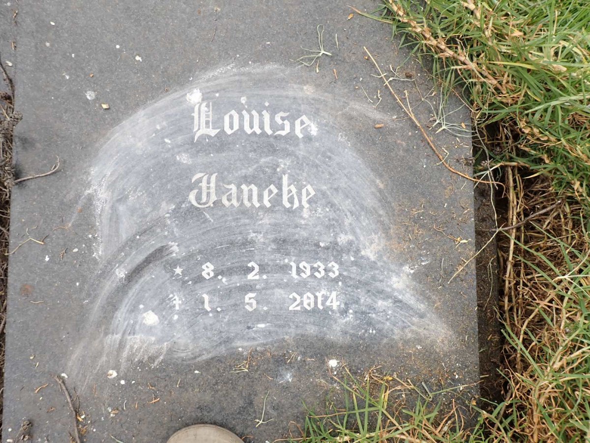 JANEKE Louise 1933-2014