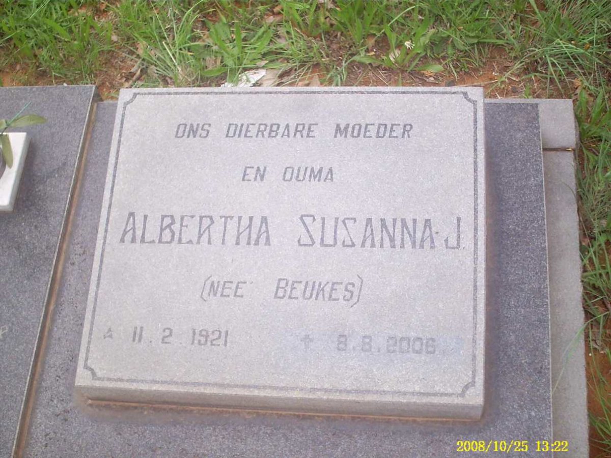 KOTZE Hendrik Christiaan 1918-1986 &amp; Albertha Susanna J. BEUKES 1921-2006 _2