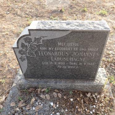 LABUSCHAGNE Leonardus Johannes 1892-1955