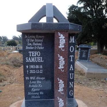 MOTAUNG Tefo Samuel 1983-2022