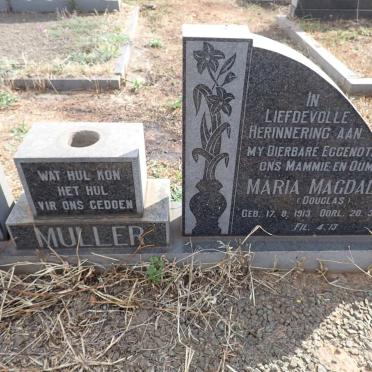 MULLER Sarel Johannes 1910-1977 & Maria Magdalena DOUGLAS 1913-1975 _2
