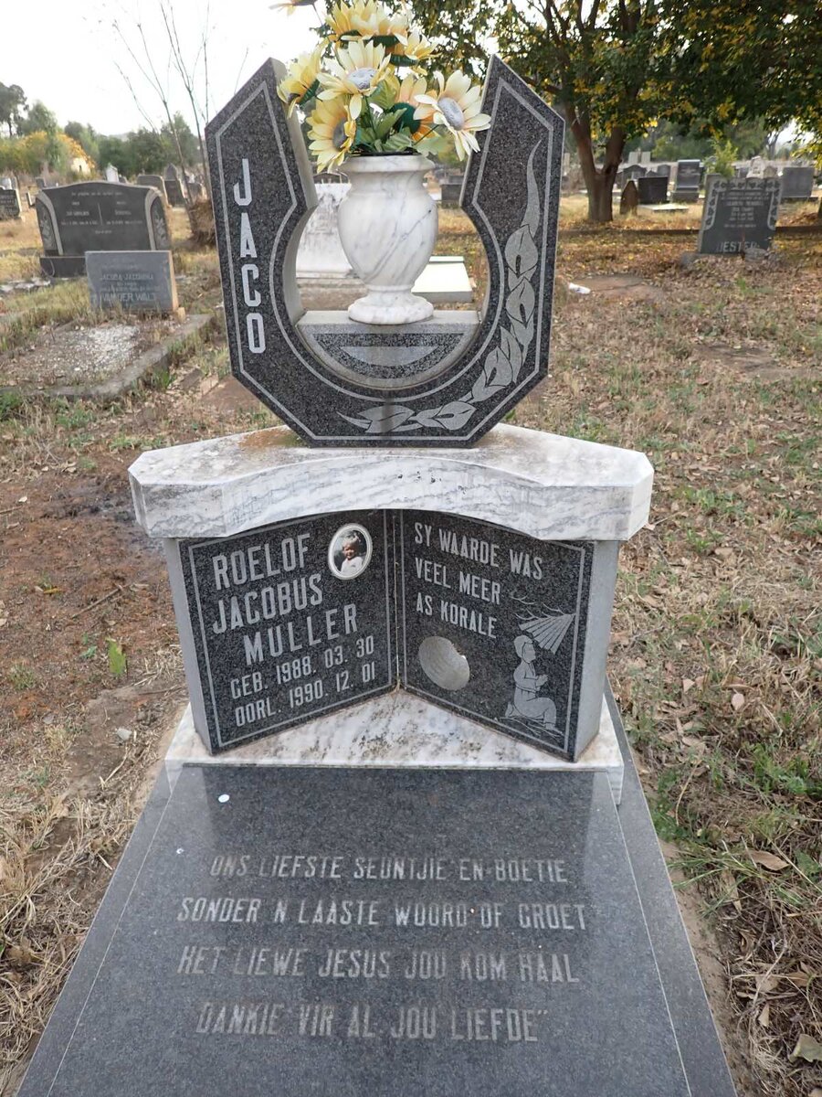 MULLER Roelof Jacobus 1988-1990