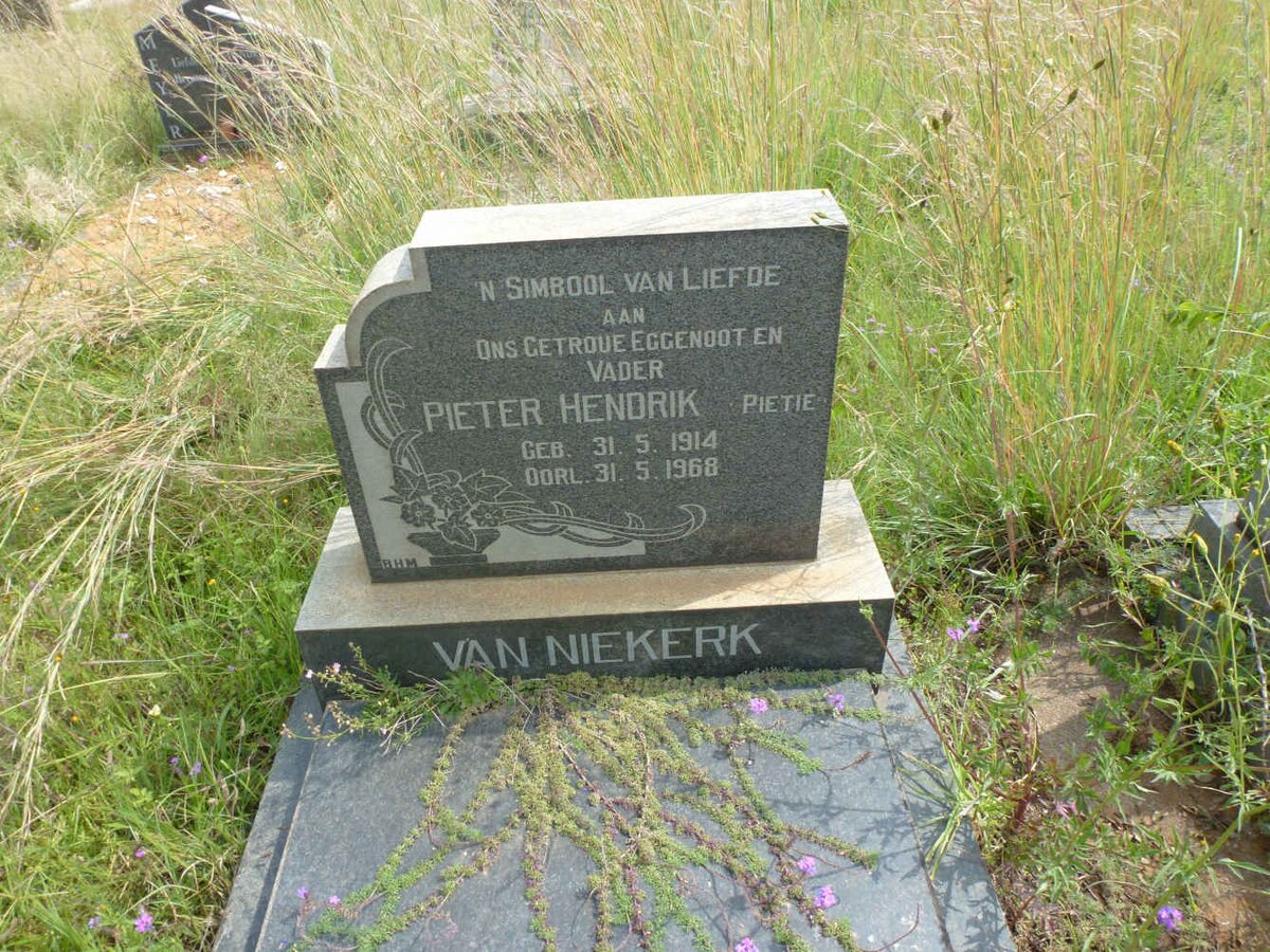 NIEKERK Pieter Hendrik, van 1914-1968