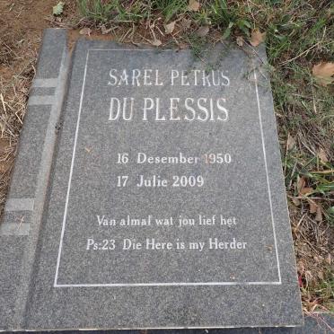 PLESSIS Sarel Petrus, du 1950-2009