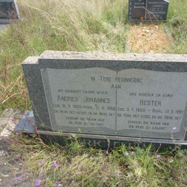 RICHTER Andries Johannes 1903-1968 &amp; Hester 1906-1981