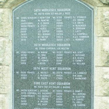 3. Plaque on War Memorial