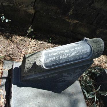 LOUW Andries Marthinus 1892-1960