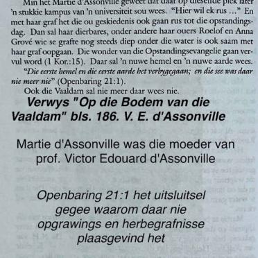 5. Verwysing na "Op die Bodem van die Vaaldam"