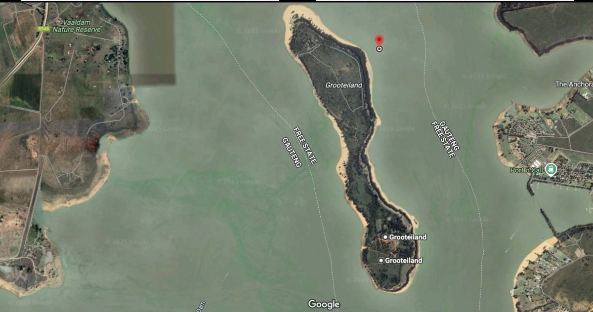 15. Google Earth aanduiding van waar grafte geleë is