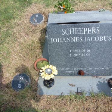 SCHEEPERS Johannes Jacobus 1934-2015