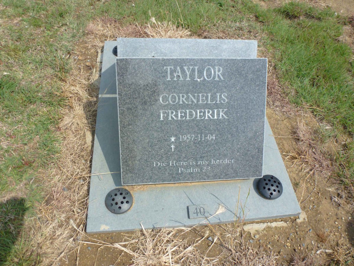 TAYLOR Cornelis Frederik 1957-